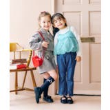 裾パール・ラインストーンフレアきゅんパンツ 10分丈 | F.O.Online Store | 詳細画像17