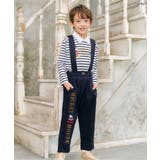 ネイビーブルー | 【リンク】ディズニーキャラクターサス付きパンツ 10分丈 | F.O.Online Store