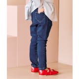 ネイビーブルー | ハート刺繍スリムきゅんパンツ  10分丈 | F.O.Online Store