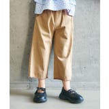 キャメル | 裾フリンジワイドパンツ | F.O.Online Store
