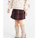 ブラウン | プリーツスカート風キュロット  ショート丈 | F.O.Online Store