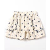 アイボリー | 【リンク】花柄スカラップポケットパンツ  ショート丈 | F.O.Online Store