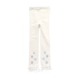 アイボリー | お花・雪柄裾レースレギンス | F.O.Online Store
