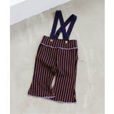ネイビーブルー | 【リンク】ジャガード総柄サス付きフレアレギンス  10分丈 | F.O.Online Store