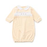 アイボリー | スモッキング刺繍ベロア2WAYオール | F.O.Online Store