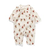 アイボリー | べロア総柄カバーオール | F.O.Online Store