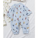 サックス | WEB限定 裏毛4柄カバーオール | F.O.Online Store