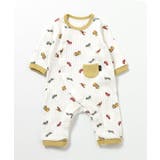 アイボリー | のりもの柄カバーオール | F.O.Online Store