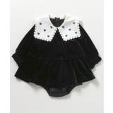 【リンク】ハート襟刺繍ティアードカバーオール | F.O.Online Store | 詳細画像2 