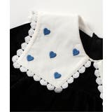 【リンク】ハート襟刺繍ティアードカバーオール | F.O.Online Store | 詳細画像4 