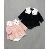 【リンク】ハート襟刺繍ティアードカバーオール | F.O.Online Store | 詳細画像5 