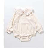 アイボリー | 【リンク】レースフリルビックカラーボディースーツ | F.O.Online Store