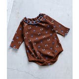 ブラウン | 【リンク】ワッフルアソート襟フリルボディースーツ  | F.O.Online Store