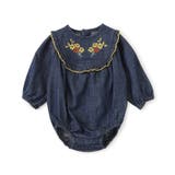 デニム | クロスステッチ刺繍ボディースーツ  | F.O.Online Store