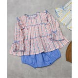 ピンク | ライン花柄チュニック&ブルマセット | F.O.Online Store
