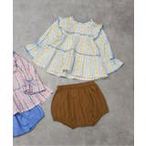 イエロー | ライン花柄チュニック&ブルマセット | F.O.Online Store