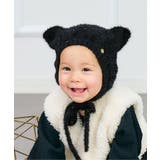 ブラック | ねこ耳ニットボンネット | F.O.Online Store