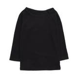 ブラック | GIRLS深あきインナーあったかロングスリーブTシャツ | F.O.Online Store