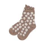 ベージュ | ハート・いちご・花柄ソックス | F.O.Online Store