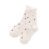 アイボリー | いちご・ハート・リボン柄ソックス | F.O.Online Store