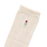 お花刺繍ハイソックス | F.O.Online Store | 詳細画像3