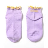 ラベンダー | ハート・お花透かし柄ショートソックス | F.O.Online Store