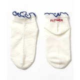 オフホワイト | ハート・お花透かし柄ショートソックス | F.O.Online Store