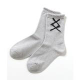 グレー | メニーリボンクルーソックス | F.O.Online Store