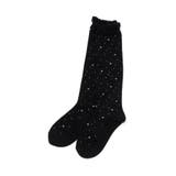 ブラック | チェック・ハート・花柄ハイソックス | F.O.Online Store