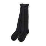 ブラック | フリルニーハイソックス | F.O.Online Store