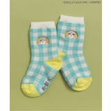 サックス | WEB限定 お茶犬ワンポイント刺繍ソックス | F.O.Online Store