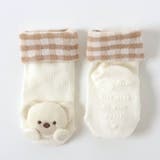 アイボリー | tiny bear モチーフ付きソックス | F.O.Online Store