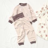 ベージュ | くま・パンダ柄パジャマ 10分丈 | F.O.Online Store