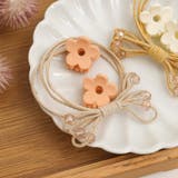 ピンク | お花ミニクリップ・リボンヘアゴムセット | F.O.Online Store