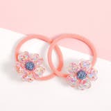 レインボー | お花ラメミニヘアゴム2個セット | F.O.Online Store