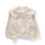 アイボリー | 裏シャギースカラップ衿トレーナー | F.O.Online Store