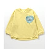 イエロー | ハートフリルポケットゆったりトレーナー | F.O.Online Store