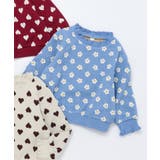 サックス | ハート・フラワージャガードトレーナー | F.O.Online Store