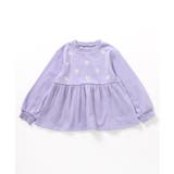 ラベンダー | WEB限定 裏シャギーペプラム刺繍トレーナー | F.O.Online Store