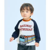 ネイビーブルー | 3柄ビックモチーフトレーナー | F.O.Online Store