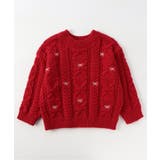 刺繍ケーブルニット | F.O.Online Store | 詳細画像10