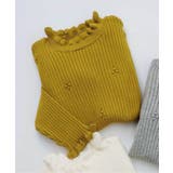 マスタード | フリルリブニット | F.O.Online Store