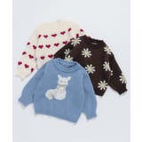 ハート・フラワー・ネコモチーフニット | F.O.Online Store | 詳細画像20 