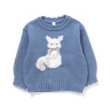 ハート・フラワー・ネコモチーフニット | F.O.Online Store | 詳細画像9 