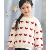 アイボリー | ハート・フラワー・ネコモチーフニット | F.O.Online Store