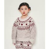 アイボリー | ハートノルディックニットトップス 洗濯機で洗える | F.O.Online Store