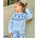 サックス | ハートノルディックニットトップス 洗濯機で洗える | F.O.Online Store