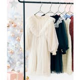 アイボリー | 【リンク】ベロアチュールワンピース_アプレレクールマシェリ | F.O.Online Store