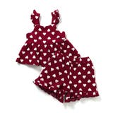 ハート・フラワージャガードビスチェ＆フリルショートパンツセット  ショート丈 | F.O.Online Store | 詳細画像11 