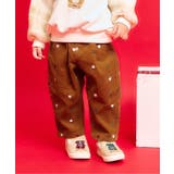 キャメル | 【リンク】tiny bear 刺繍パンツ  10分丈 | F.O.Online Store